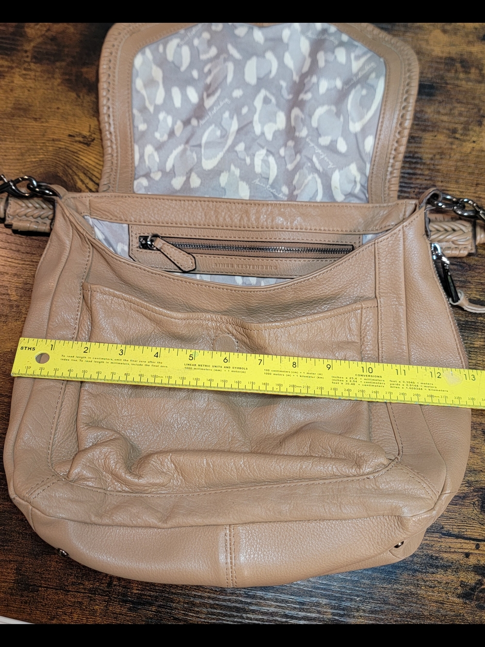 Aimee Kestenberg Tan Leather Shoulder Bag - Picture 8 of 16